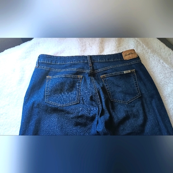 Vintage Levi Strauss Stretch Low Rise Boot Cut Jeans Misses Size 12 Short - Picture 5 of 7